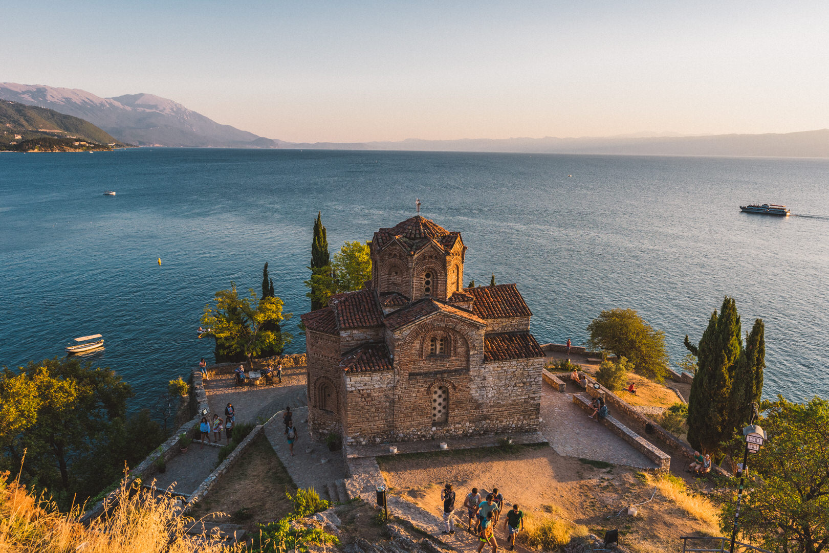 Kirche des heiligen Johann von Kaneo in Ohrid, Nordmazedonien