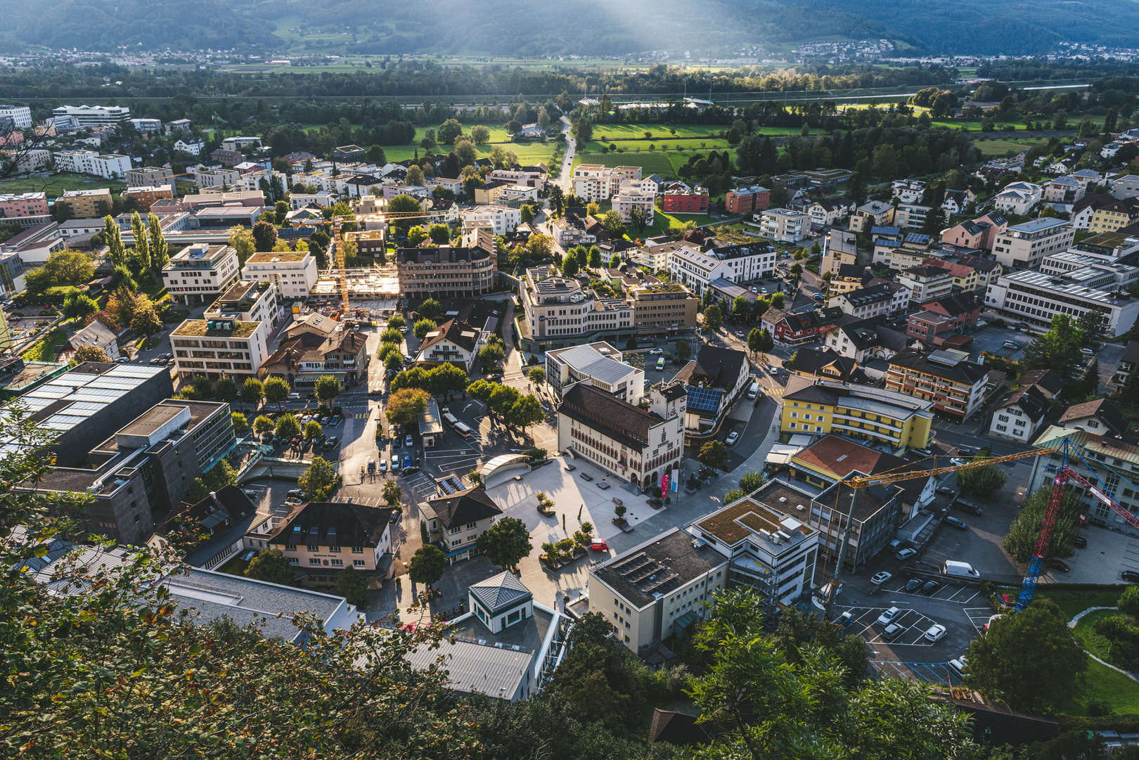 Vaduz, Liechtensteins Hauptstadt