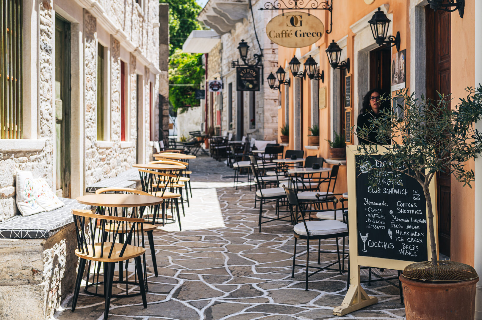 Restaurant in Chalki auf Naxos
