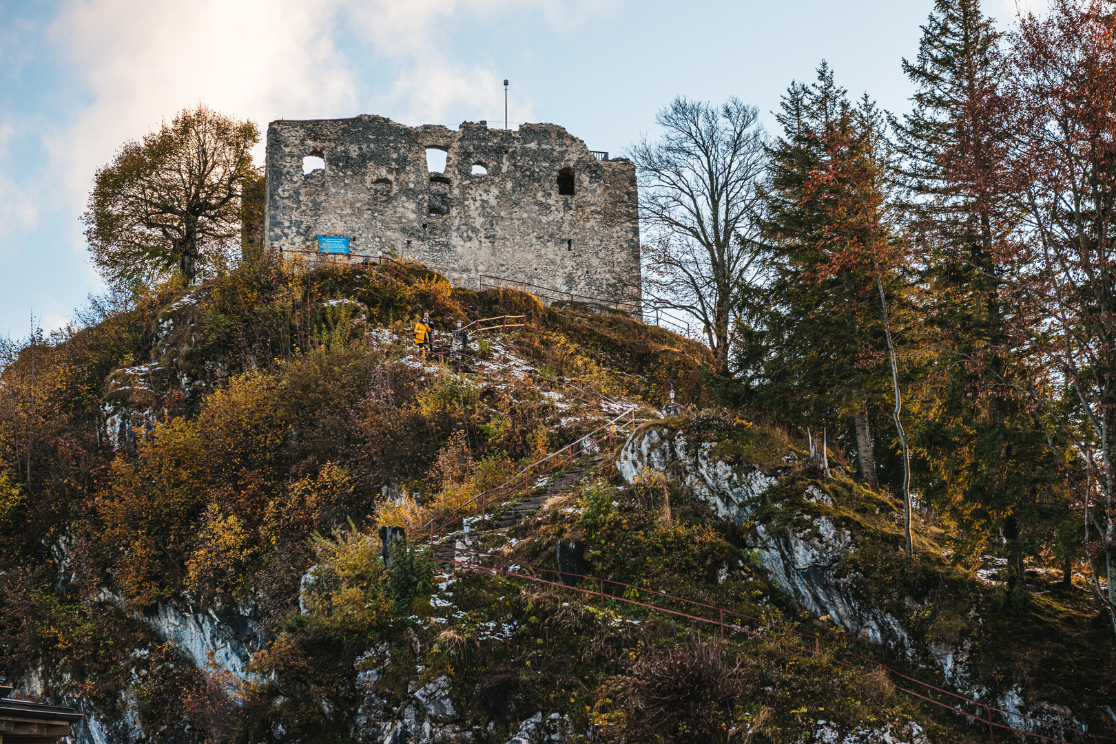 Die höchstgelegenen Burgruine in Bayern