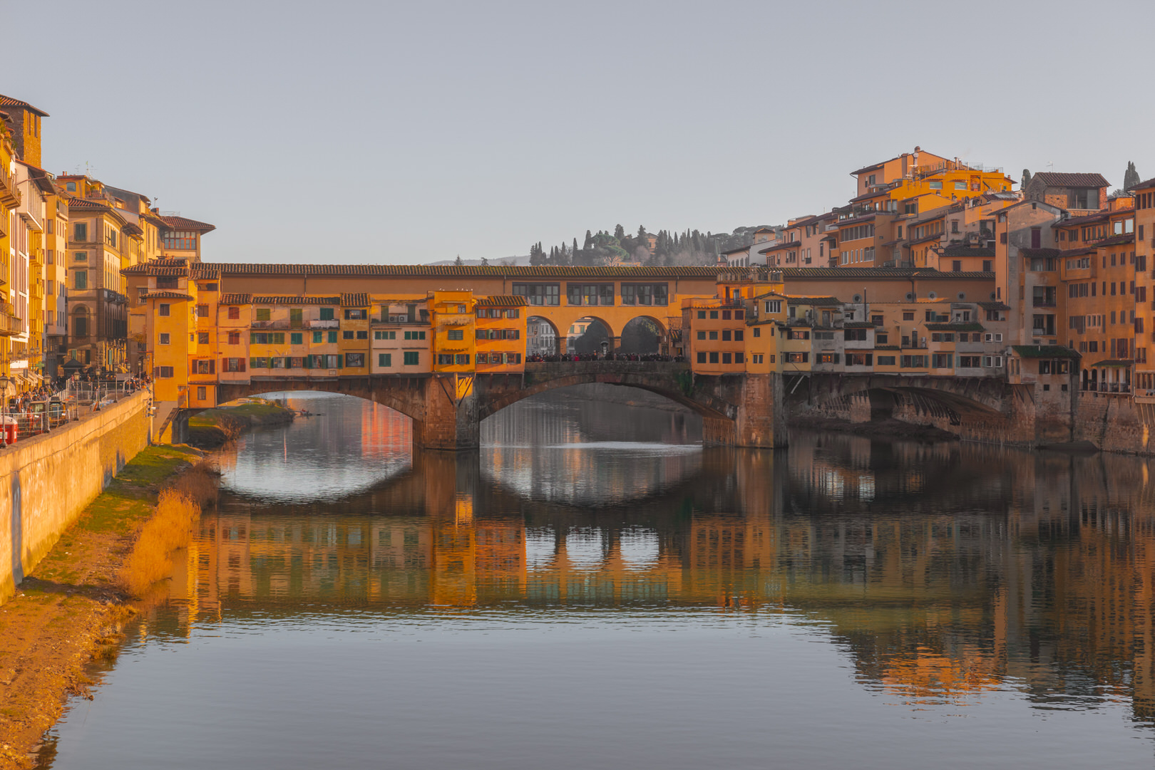Die beliebte Ponte Vecchio in Florenz