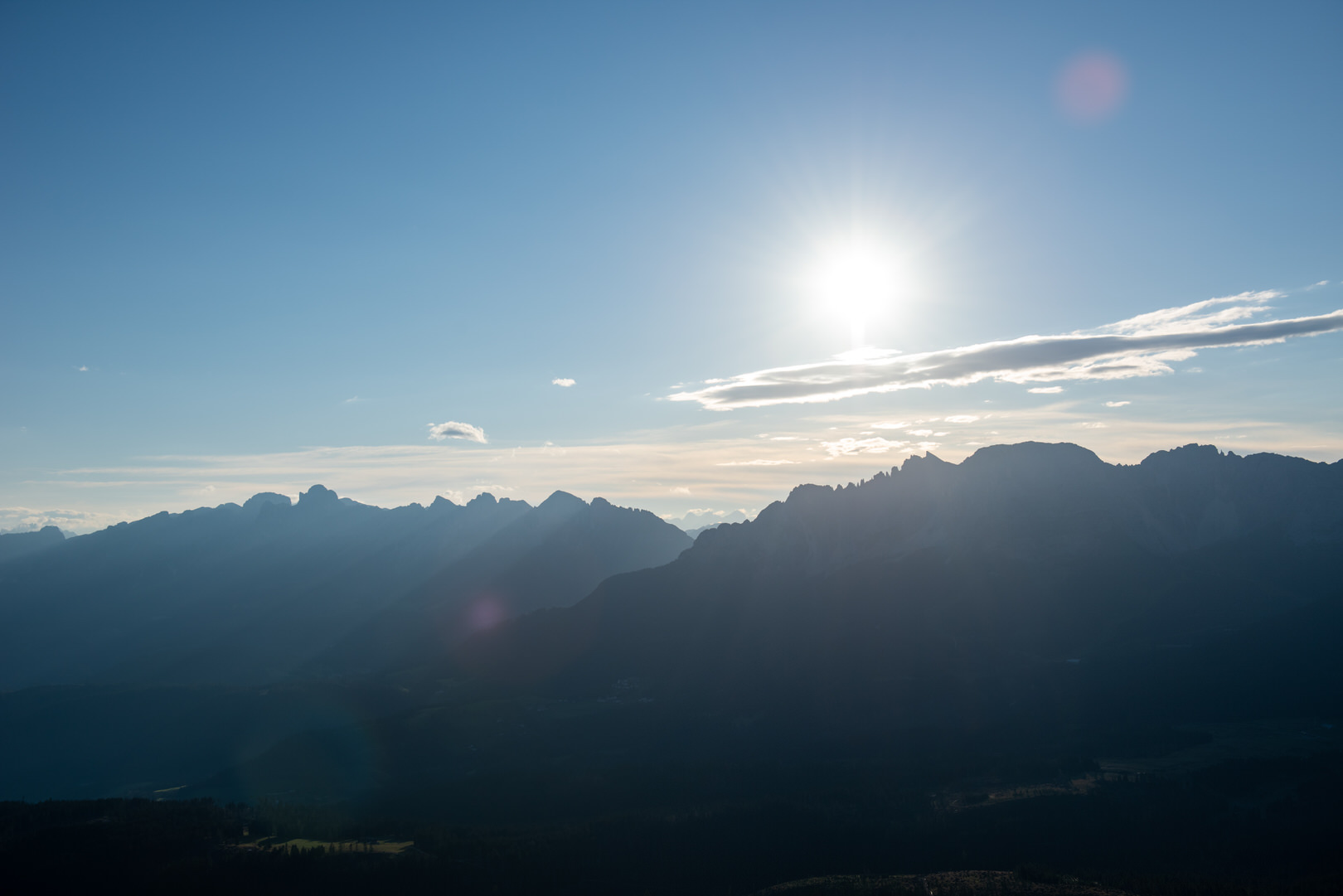 Dolomiten Sonnenaufgang Südtirol
